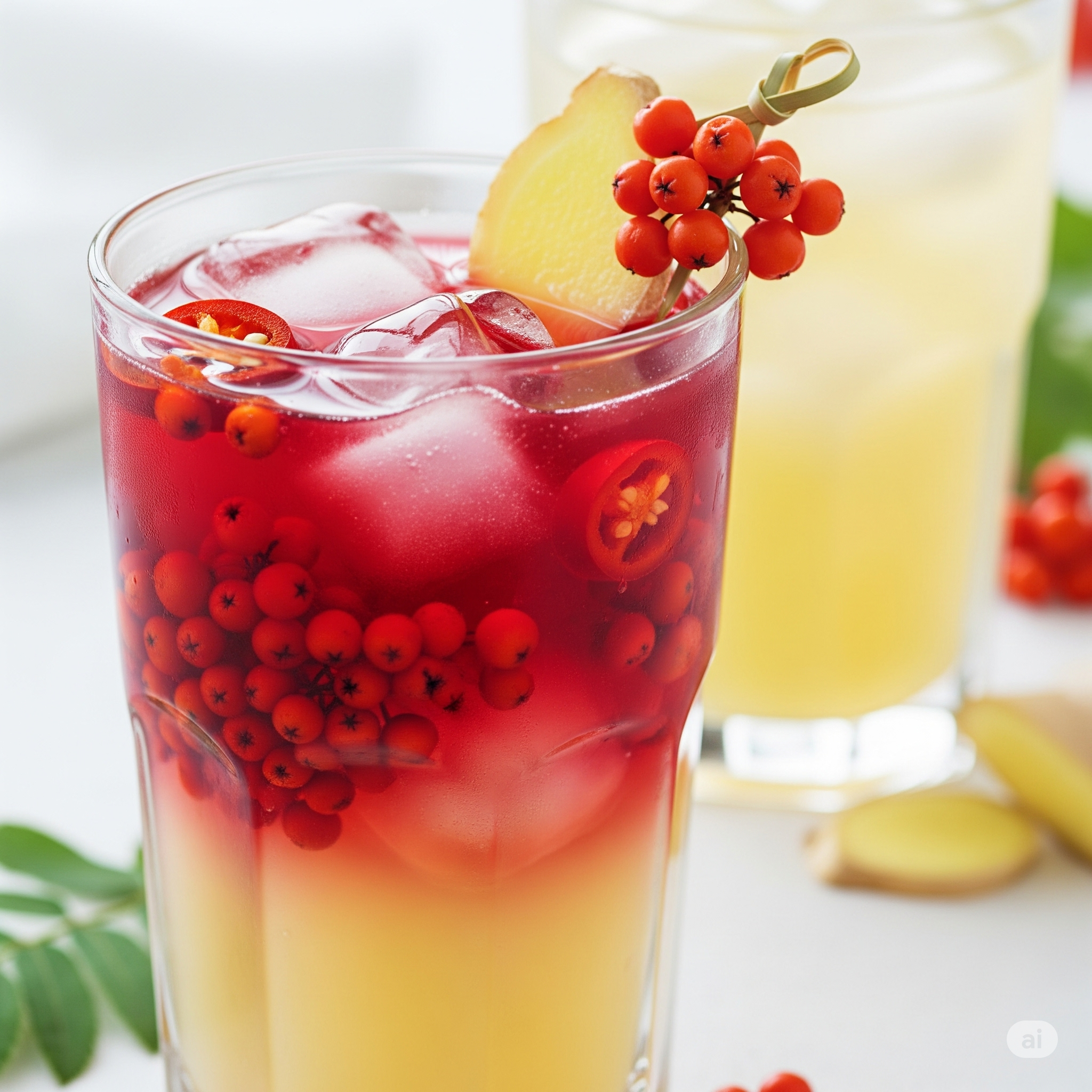Jeřabinový sirup s chilli a zázvorem 2
